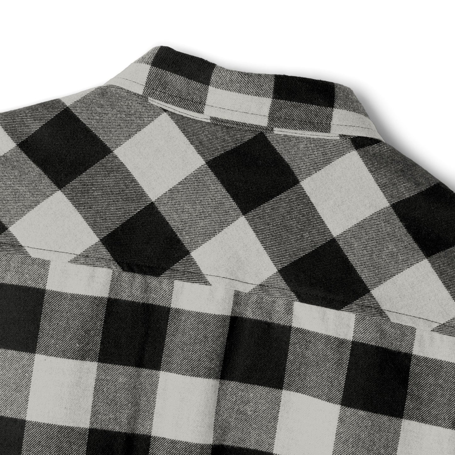 Heavyweight Flannel | Grey Heather/Black