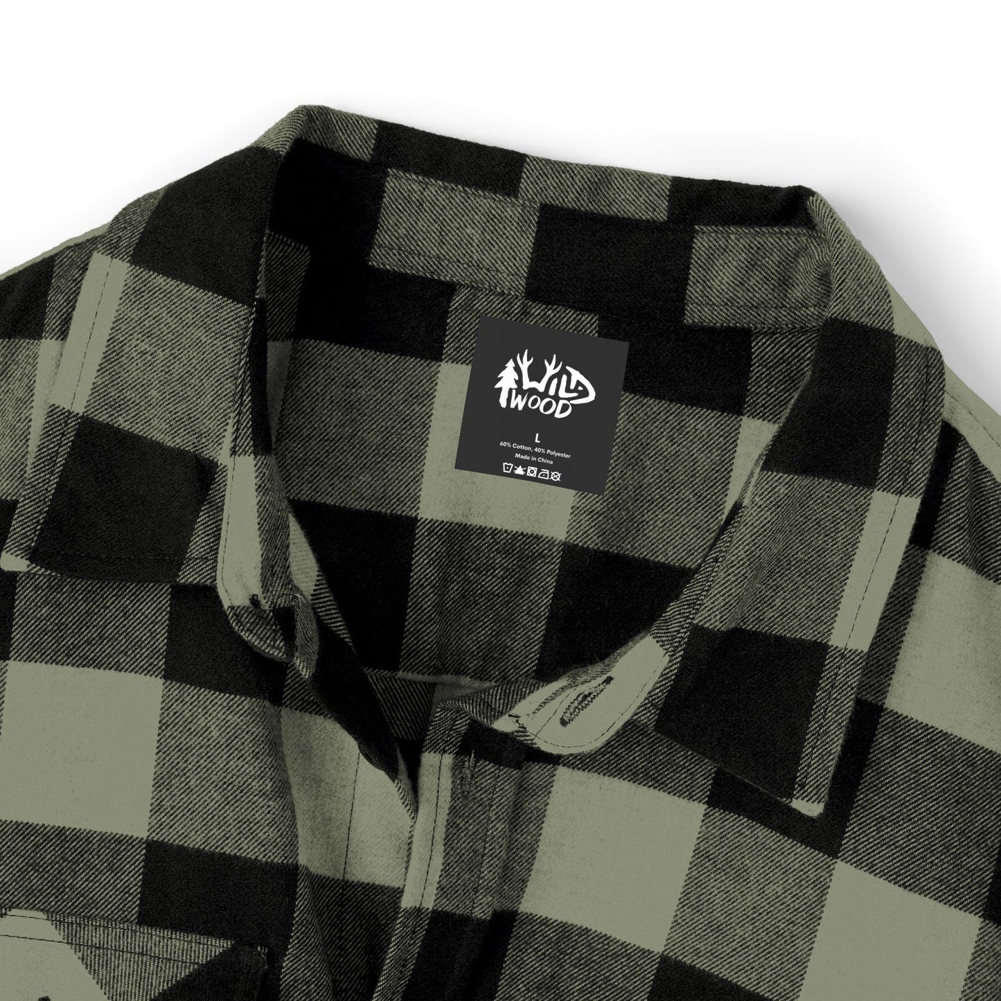 Heavyweight Flannel | Olive/Black