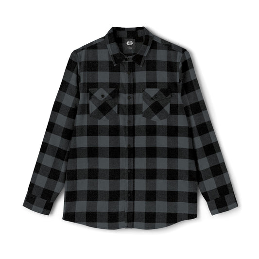 Heavyweight Flannel | Charcoal Heather/Black
